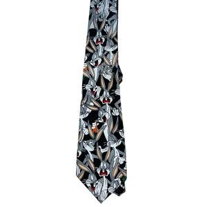 Vintage 1993‎ Looney Tunes Mania Bugs Bunny Men’s Novelty Neck Tie